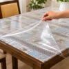 Protetor para Toalha de Mesa Quadrado - Transparente - 4