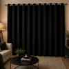 Cortina Black- out com Ilhós 280x250cm - Preto - 2