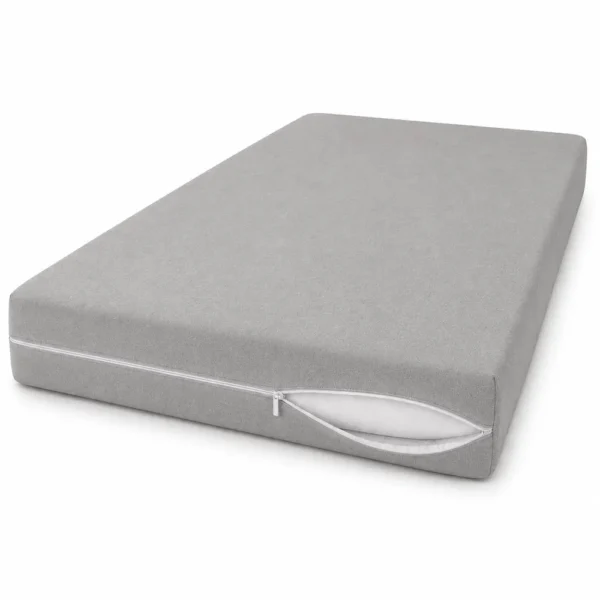 VP-3527-4 Capa Protetora Colchão Casal com Ziper - Cinza - 4