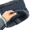 VSI01012-AZ-1 Kit Gorro de Frio e Cachecol Estilo Gola - 5