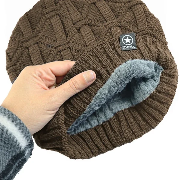 VSI01012-MM-1 Kit Gorro de Frio e Cachecol Estilo Gola - 3