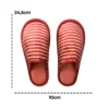 Pantufa Feminina com Listras