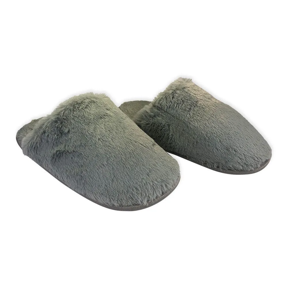 VSI06046cz4041-1 Pantufa Feminina Felpuda 40/41 Cinza
