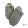 Pantufa Feminina Felpuda 40/41 Cinza - 4