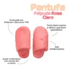 Pantufa Feminina Felpuda 38/39 Rosa - 3