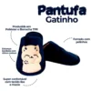 Pantufa Gatinho Infantil - 3