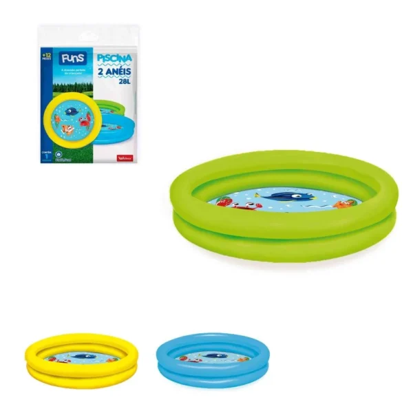 WS50230-1 Piscina Inflável Infantil Redonda de 61cm x 12,5cm 28 litros