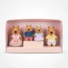 ZP01490-2 Brinquedo Família Casinha Feliz Capivara Com Personagens Roupinhas - Multicolorido