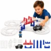 a387211-1 Pista Infantil Policial com 30 peças e carrinho e boneco