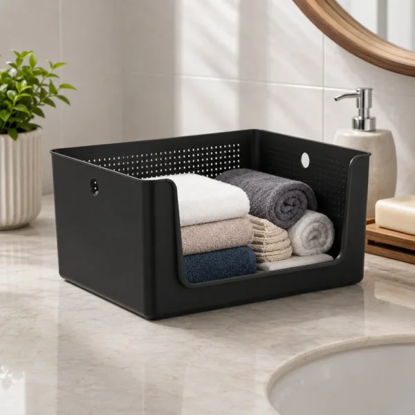 Cesto Organizador 16L - Preto - 3