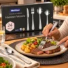 Conjunto de Talheres Hammer Victoria com 24 peças inox - 3