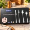 Conjunto de Talheres Hammer Victoria com 24 peças inox - 4