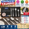 Conjunto de Talheres Hammer Victoria com 24 peças inox - 5