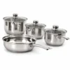 Conjunto Panelas com Tampa 7 Peças - Inox - 4