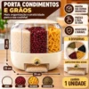 Porta Condimentos com 6 Divisórias - Branca - 2