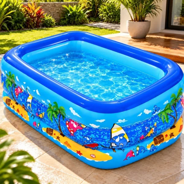 trc1525-1 Piscina Inflável - Azul