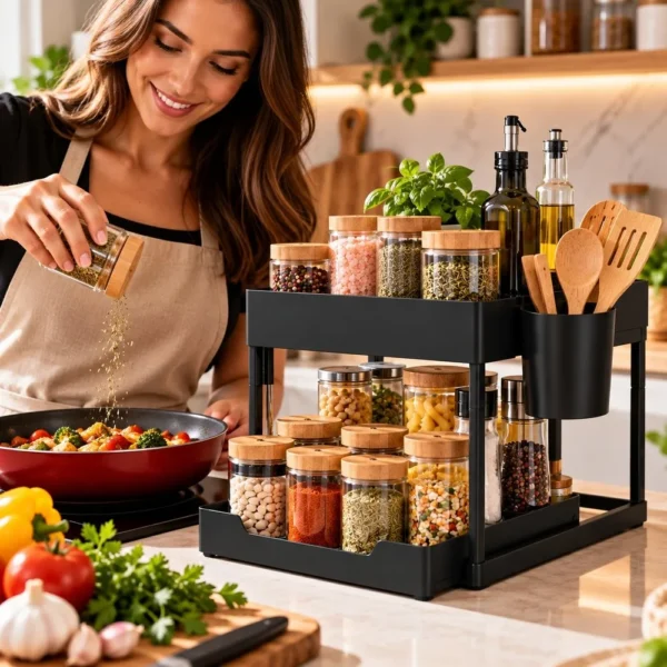trc1550-3 Organizador de Mesa Preto - 3