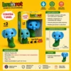 tud0477-3 Boneco Colecionável Lirili Larila Brainrot - 3