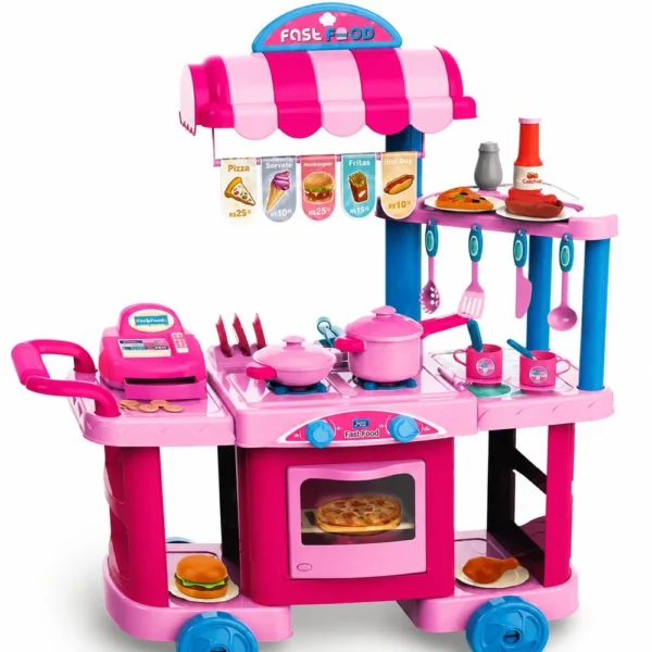 Cozinha Fast Food - Rosa - 3