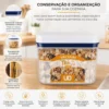 Pote Hermético Retangular Pumps 1,7 Litros - 3
