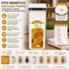 Pote Hermético Retangular Pumps 2,4 Litros