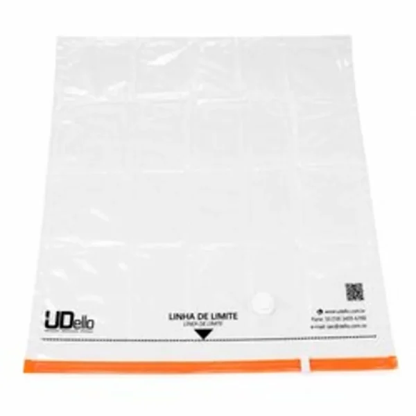 ud04.0003.012-1 Saco Vacuo Bag M 45x65cm com Válvula para Armazenamento