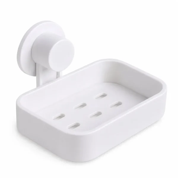 ud05.0002.012-1 Suporte Para Sabonete com Ventosa Adesiva - Branca