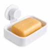 Suporte Para Sabonete com Ventosa Adesiva - Branca - 2